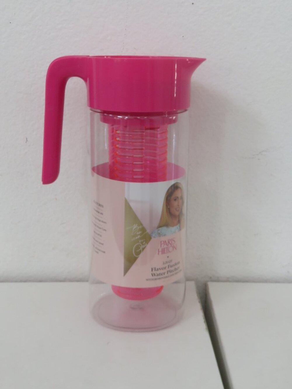 (#133) Paris Hilton Flavor Fusion Water Pink Pitcher
